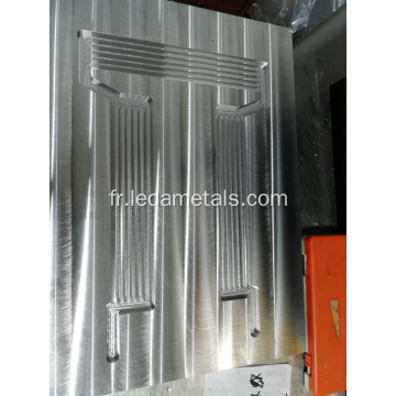 Plaque de refroidissement en alliage en aluminium usiné CNC